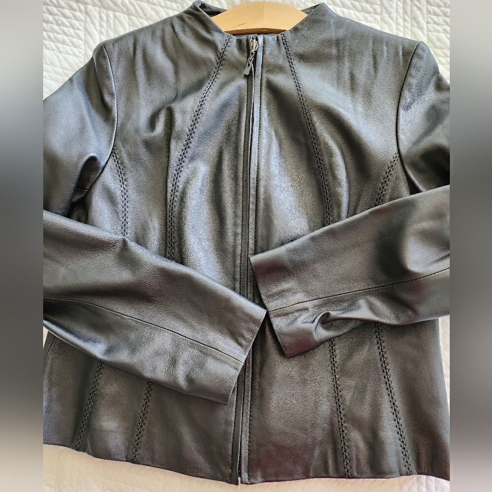 SIENNA STUDIO leather jacket G III - Picture 12 of 16